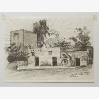 Fnf Zeichnungen, Pompeji und Grtnerei in Pompeji