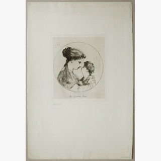 Zwei Werke 1. Enfant endormi (Schlafendes Kind) und 2. La grande soeur (Die ltere Schwester)